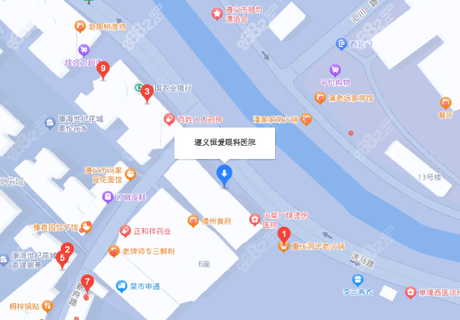 遵义恒爱眼科医院地址温州展示