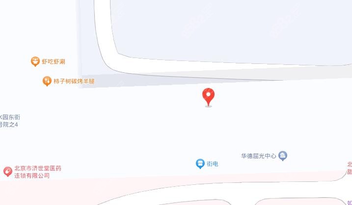 这是华德眼科的地址图