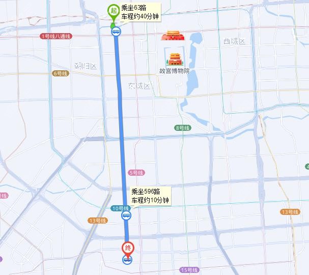 北京朝阳站到北京民众眼科医院交通路线