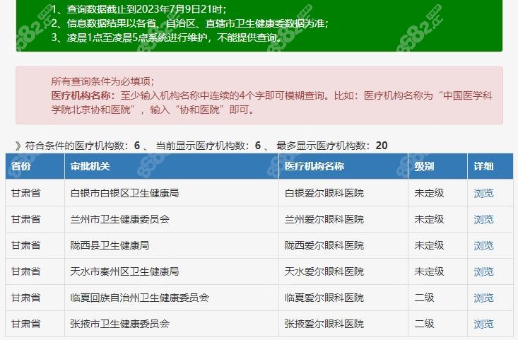 甘肃爱尔眼科医院地址