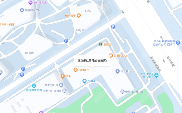 北京爱仁眼科地址在哪里？亦庄爱仁眼科位置在荣华南路15号