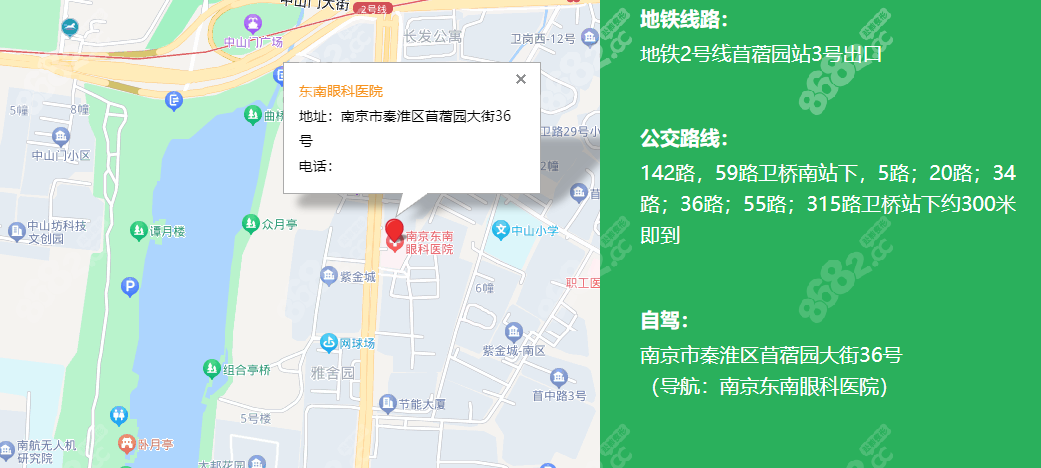 南京东南眼科医院地址