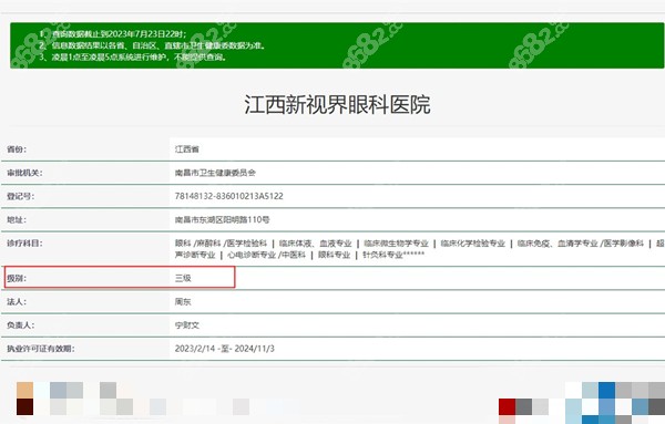 江西新视界眼科医院