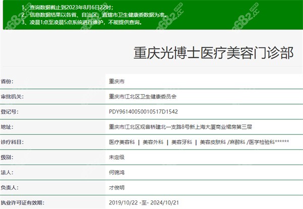 重庆光博士医疗美容正规吗