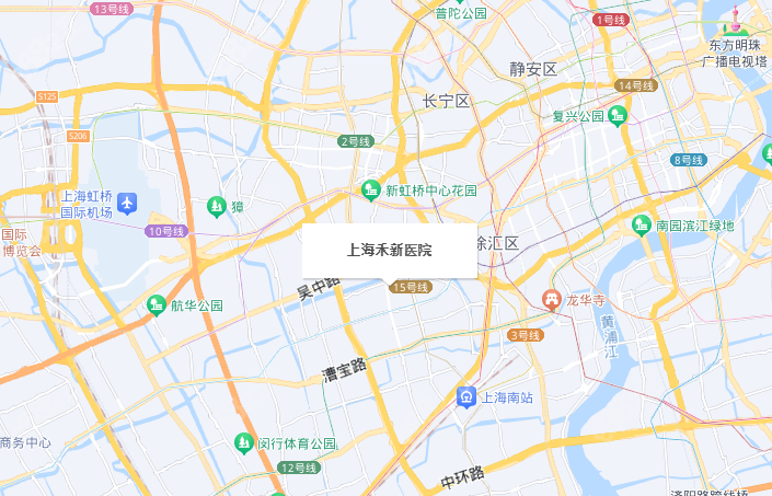 唐毅出诊的医院位置示意图