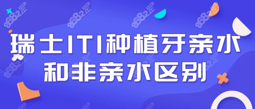 瑞士ITI种植牙亲水和非亲水