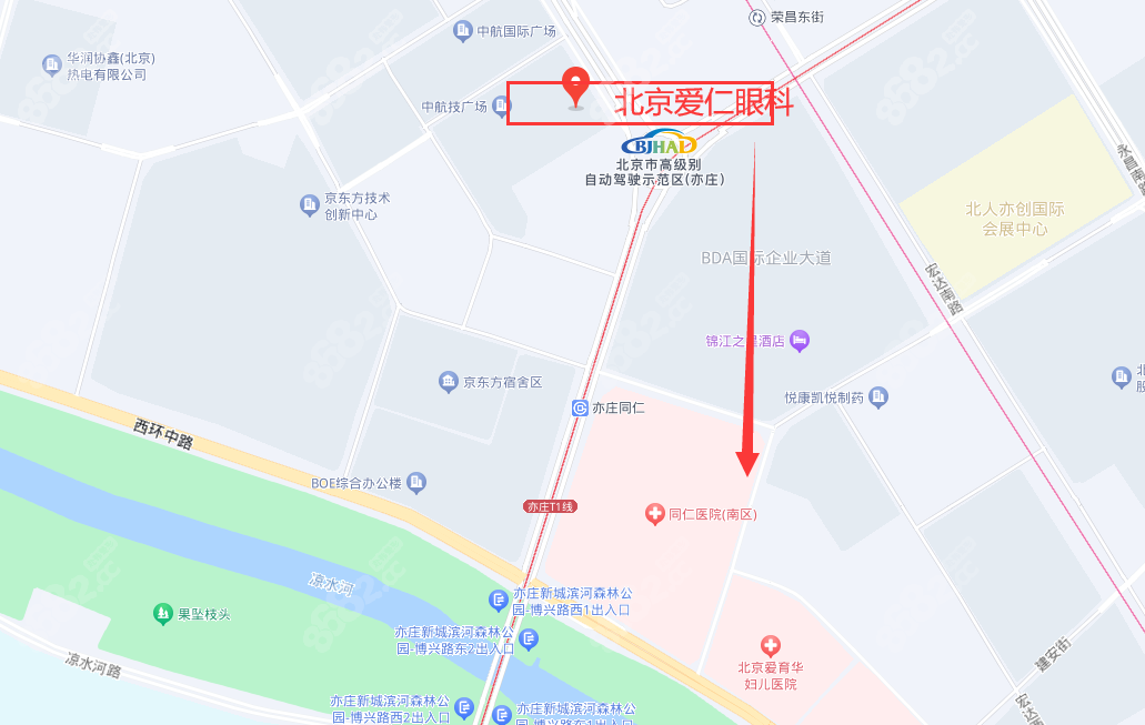 北京爱仁医院眼科地址