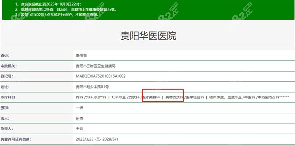 贵阳华医医院疤痕专科是正规医院吗