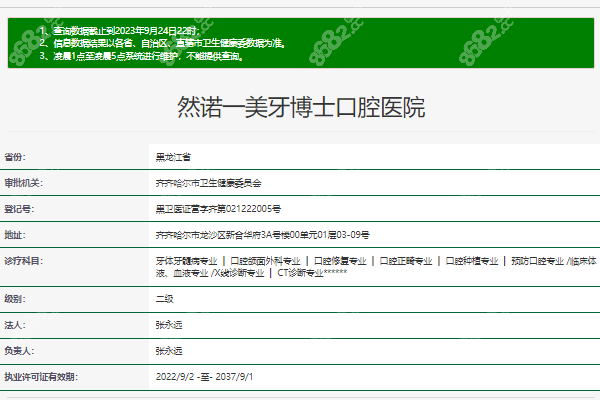 齐齐哈尔牙博士口腔医院怎么样