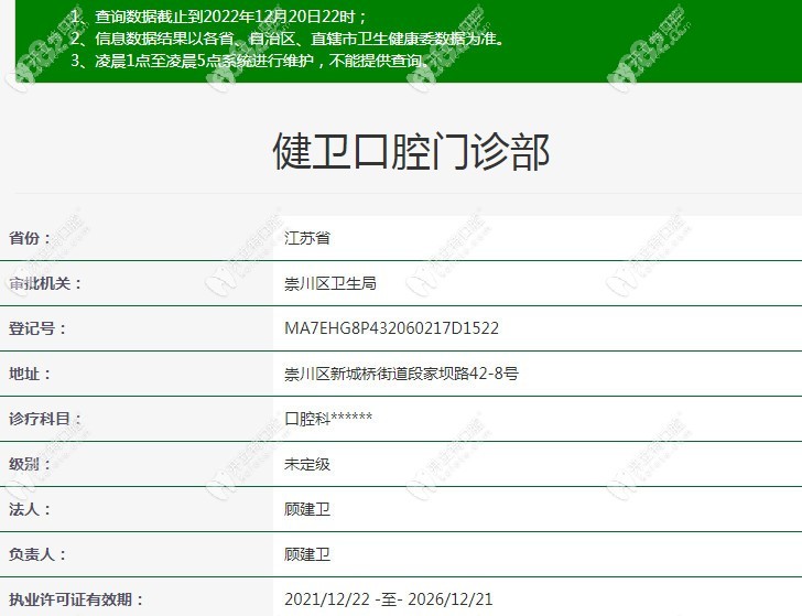 南通健卫口腔门诊部