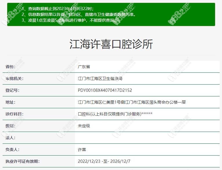 江门许喜口腔诊所