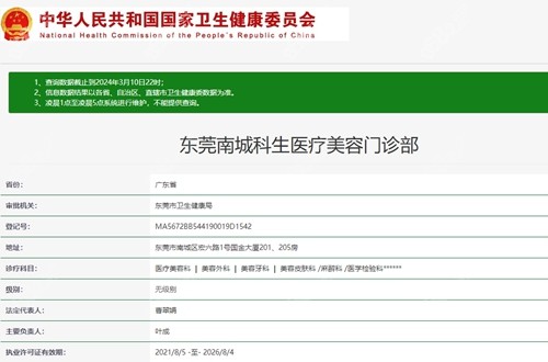 东莞南城科生医疗美容门诊部（东莞科生植发）资质.jpg
