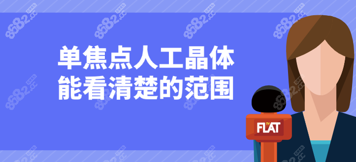 单焦点人工晶体能看清楚的范围（8682.cc）