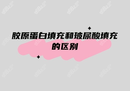 胶原蛋白填充和玻尿酸填充的区别
