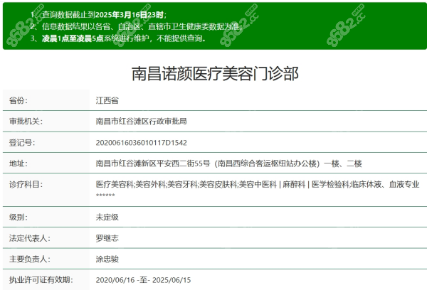 南昌諾顏是不是正規(guī)醫(yī)院