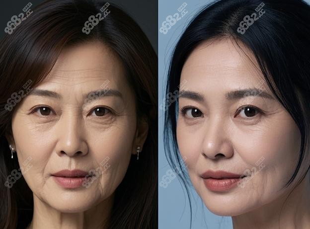 赵延勇面部拉皮前后对比