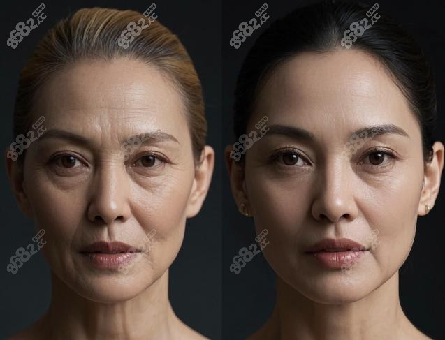 术后6个月对比图