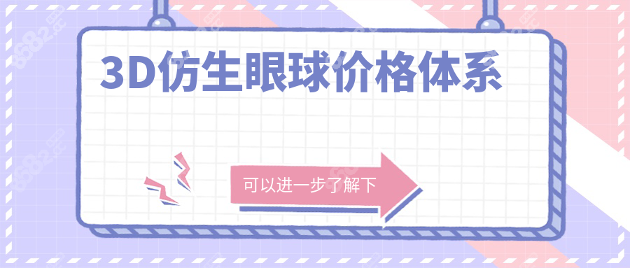 3D仿生眼球价格体系