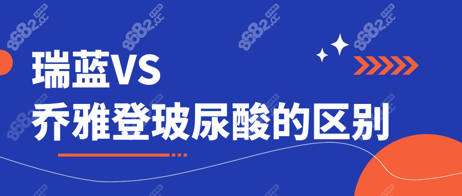瑞蓝VS乔雅登玻尿酸的区别