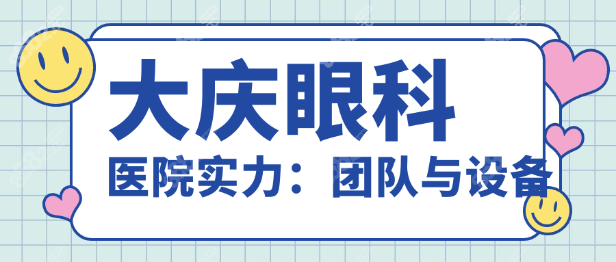 大慶眼科醫(yī)院實(shí)力：團(tuán)隊(duì)與設(shè)備