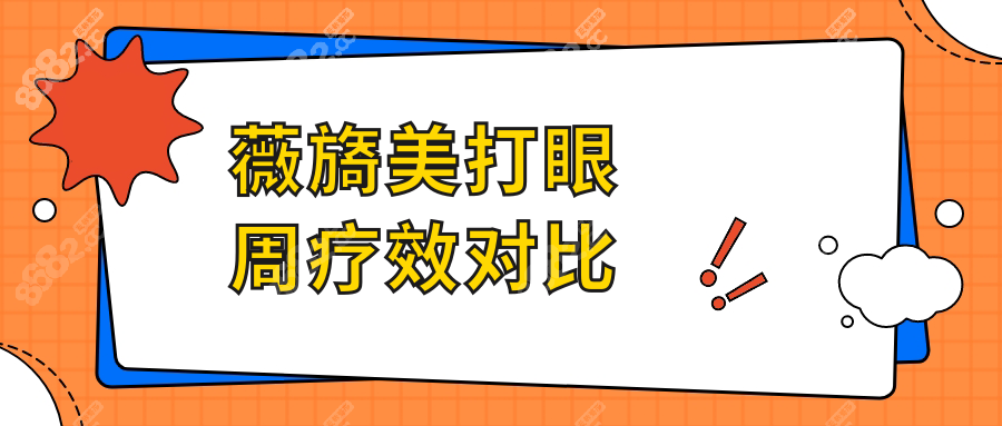 薇旖美打眼周疗效对比
