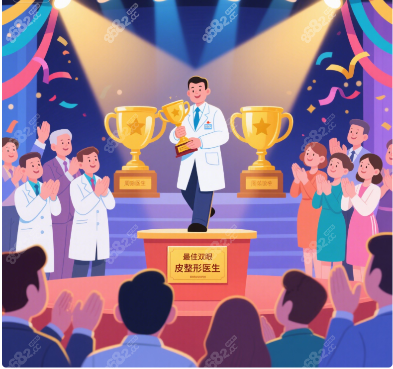 周瑜眼瘢痕失败修复/眼袋眼角/双眼皮提肌松懈手术实例惊艳