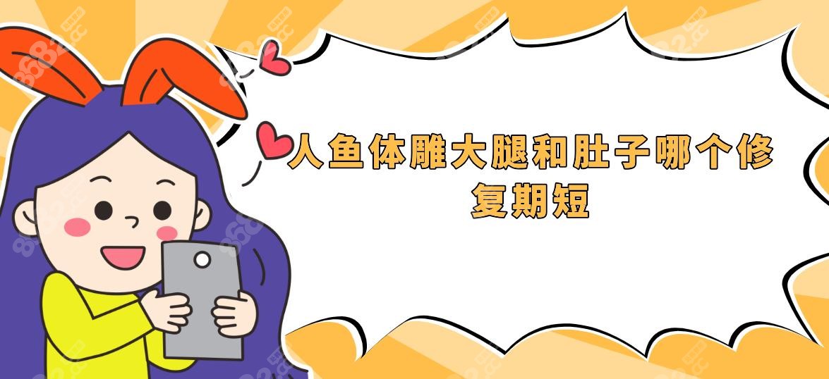 人鱼体雕大腿和肚子哪个修复期短