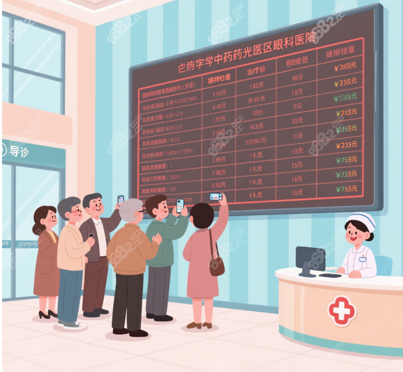 2025湖北省中醫(yī)院光谷院區(qū)眼科價(jià)格表,配鏡檢查手術(shù)均有降價(jià)