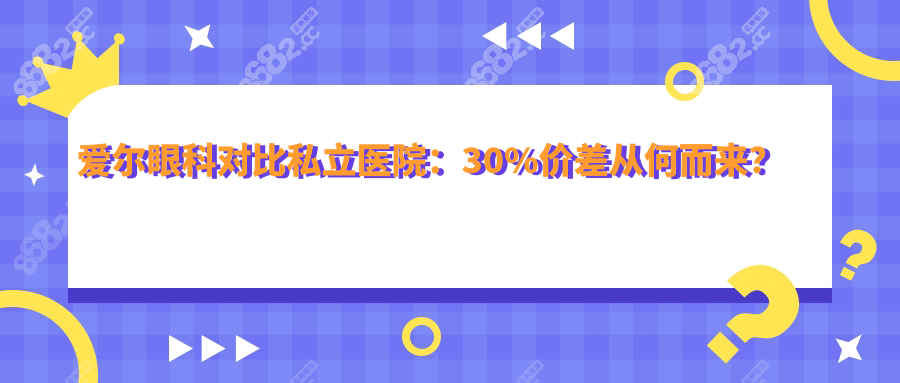 愛(ài)爾眼科對(duì)比私立醫(yī)院：30%價(jià)差從何而來(lái)？