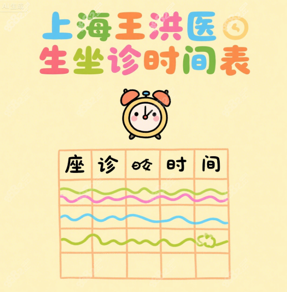 上海王洪医生坐诊时间表”