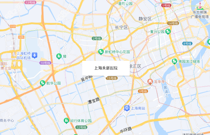 唐毅出诊的医院位置示意图