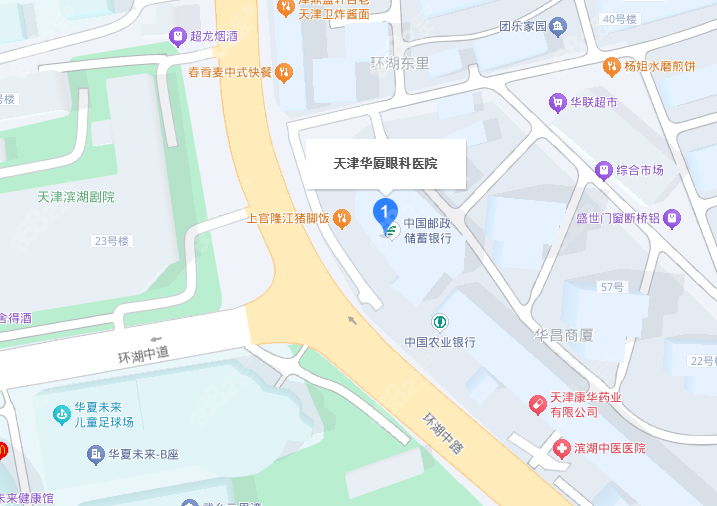 天津华厦眼科医院位置