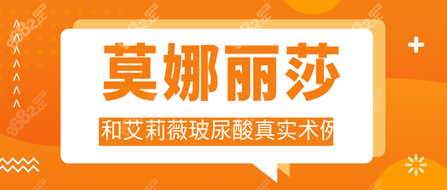 莫娜丽莎和艾莉薇玻尿酸真实术例