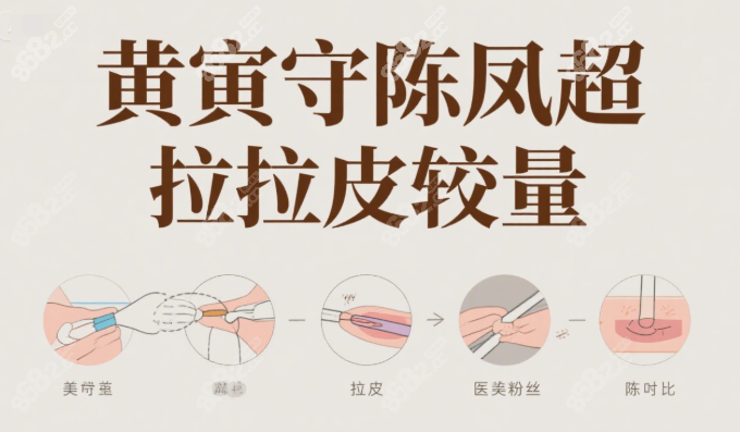 黃寅守與陳鳳超拉皮比較:口碑都好,但黃小紅書爆火,陳低調(diào)