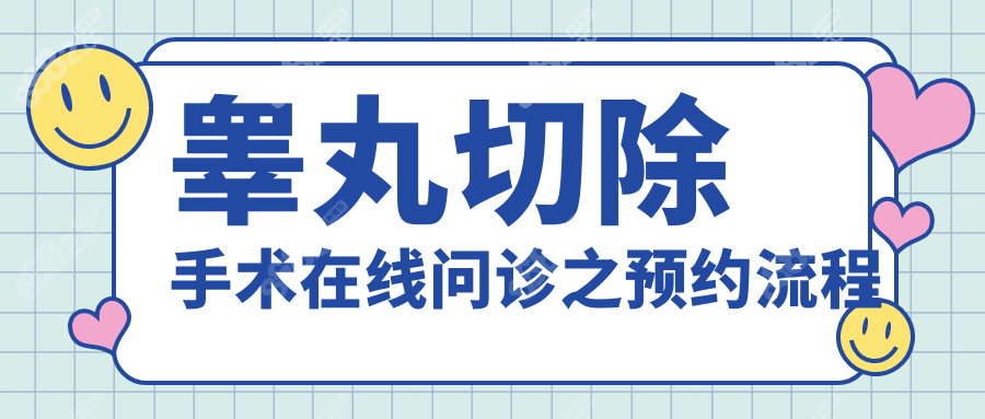 睾丸切除手术在线问诊之预约流程