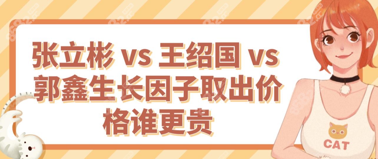 张立彬vs王绍国vs郭鑫生长因子取出价格谁更贵?对比价格技术