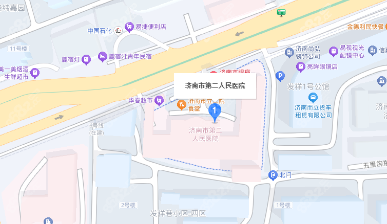 济南二院眼科位置