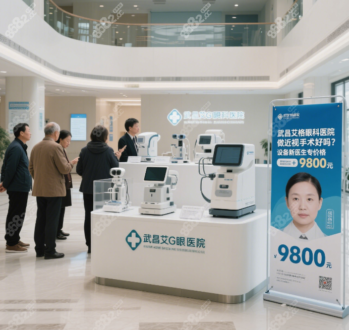武昌艾格眼科医院做近视手术好吗？设备新医生专价格9800元+