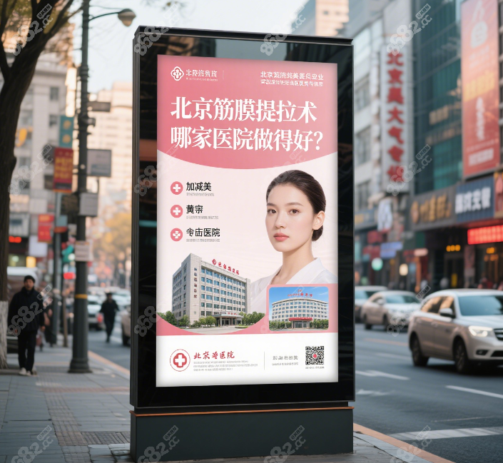 北京筋膜提拉术哪家医院做得好?加减美/黄寺等靠谱医院推荐