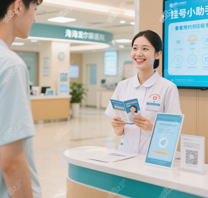 北海爱尔眼科医院挂号小助手:预约近视手术/配眼镜等不用等