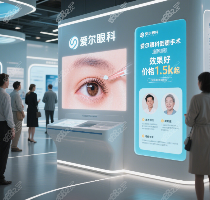 爱尔眼科可以做倒睫手术吗？可以，爱尔眼科做倒睫方式多还灵活