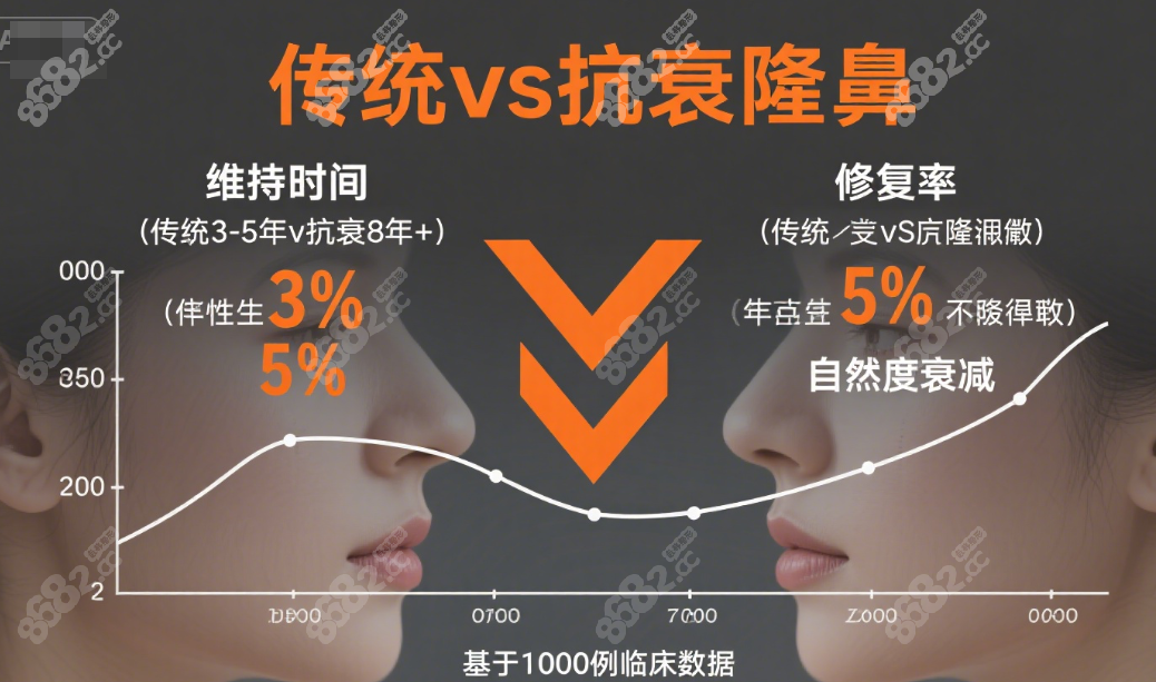 王天国鼻整形和传统隆鼻相比
