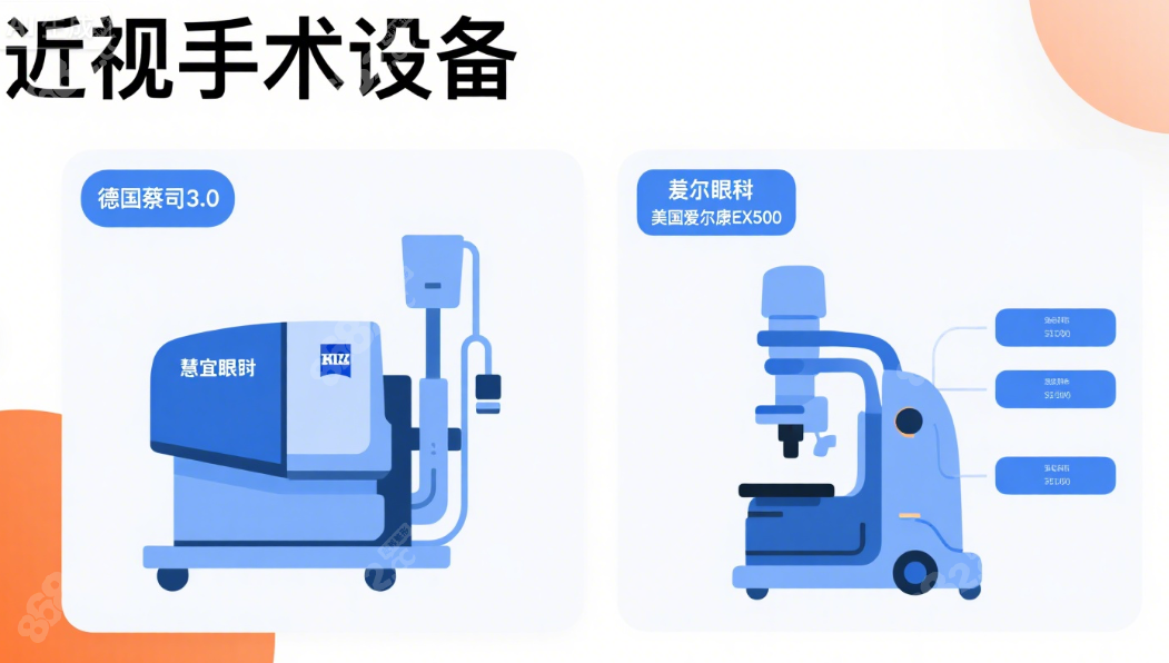 恩施慧宜眼科和爱尔眼科设备技术对比