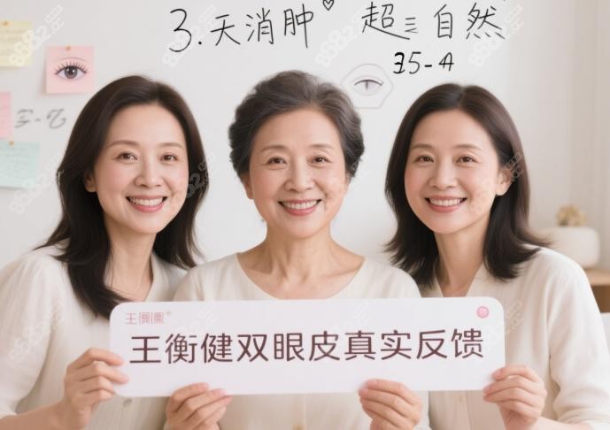 王衡健双眼皮真实反馈大公开!素人亲测:修复短3天+闭眼无痕