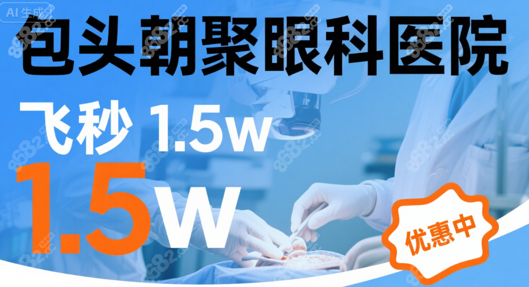 包头朝聚眼科医院近视眼手术价格:飞秒1.5w,icl晶体2.78w优惠中