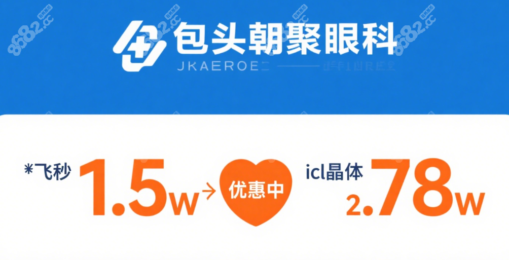 包头朝聚眼科医院近视眼手术价格不贵