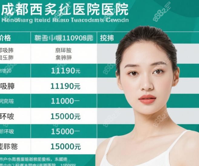 2025成都華西醫(yī)院抽脂價(jià)格表
