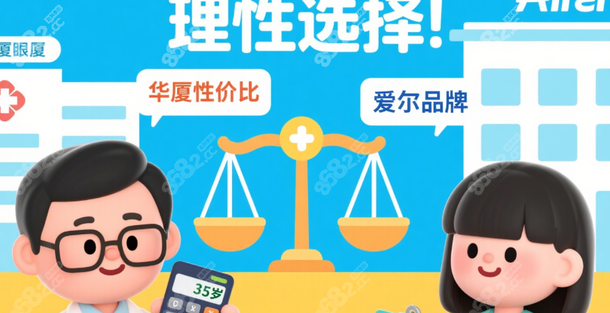 华厦和爱尔眼科对比