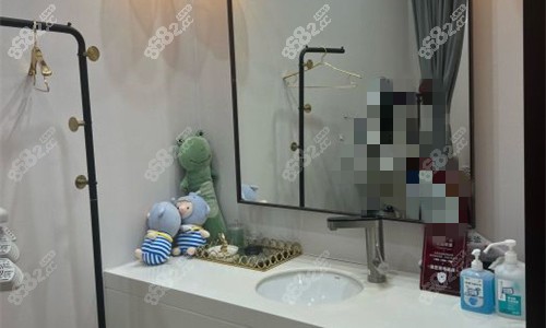 北京加减美整形洗漱区示意图