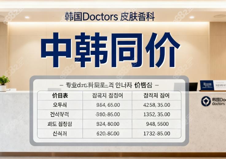 韩国doctors皮肤科是中韩同价吗